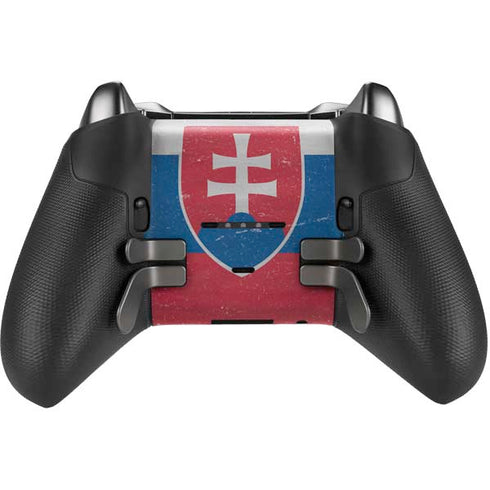 Slovakia Flag Distressed Xbox Elite Wireless Controller Series 2 Skin